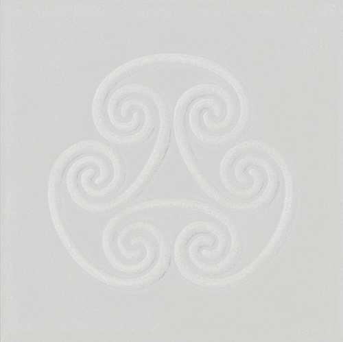 MINIMALE PORTO ROTONDO MONOGRAM BIANCO 15X15