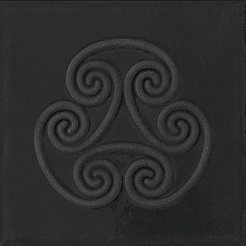 MINIMALE PORTO ROTONDO MONOGRAM CARBONE 15X15